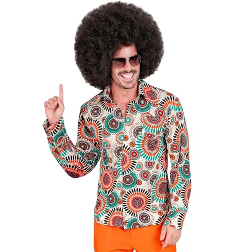 Zeitlich begrenztes Angebot: W WIDMANN MILANO Party Fashion - Hemd Hippie, Hipster, Flower Power, 60er Jahre Outfit, Faschingskostüme von 27.90 € auf 19.45 € (30% Rabatt)