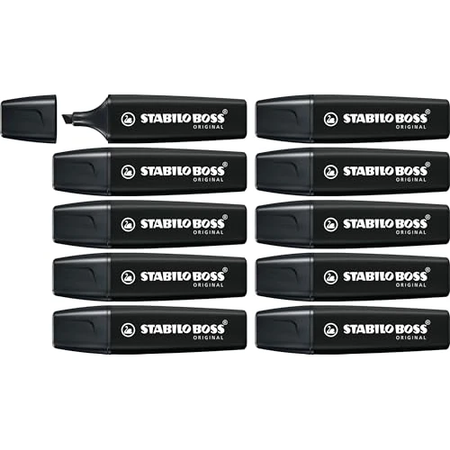 Oferta limitada: STABILO - marcador - BOSS ORIGINAL | pack de 10, negro de 17.64 € a 17.64 € (ahorro 0.00%)