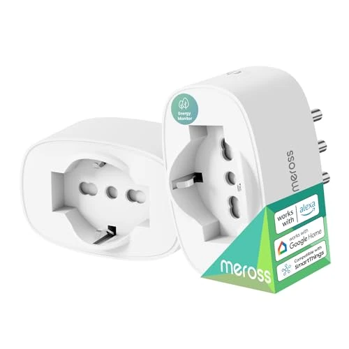 Offerta a tempo: Meross Presa Smart Italiana, Presa WiFi (Type C) — 32% da 26,99 € a 18,23 €