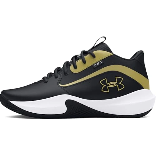Beperkte aanbieding: Under Armour Unisex Ua Lockdown 7 Basketbal Schuhe, Zwart Zwart Metallic Goud, 42 EU van 56.99 EUR naar 56.99 EUR (besparing 0%)