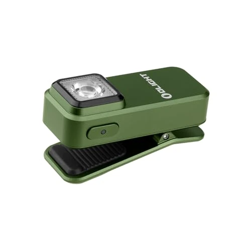 Begrenztes Angebot: OLIGHT Oclip Mini LED Taschenlampe mit Rotes Licht, 300LM helle USB-C Aufladbare Flashlight, IPX5 Clip Lampe und 1,5m Fallschutz kleine Blinklicht für Camping und Sicherheitswarnungen(OD Green). von 28.76 EUR auf 28.76 EUR (Rabatt 0%)