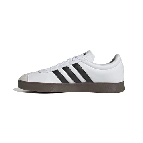 Offerta a tempo: adidas Uomo VL Court Base Shoes, Ftwr White/Core Black/Grey One, 43 1/3 EU - 9% da 60.00 € a 54.49 €