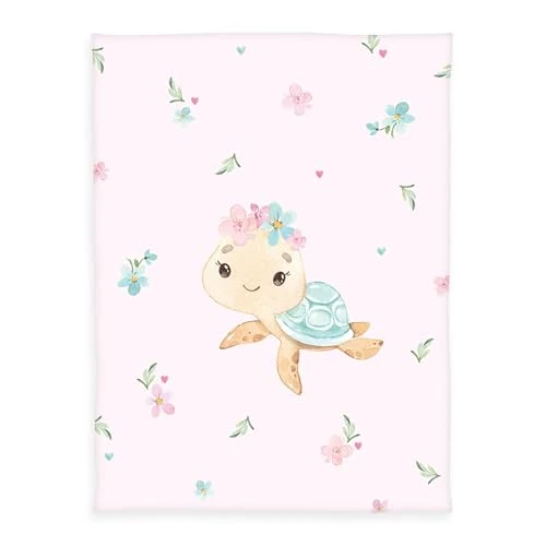 Offerta a tempo: Herding Morbida Coperta in Microfibra, Little Turtle, 75 x 100 cm, Poliestere, Coperta per Avvolgere il Bambino e per le Coccole - 0.00% da 13.95 € a 13.95 €