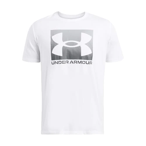 Limited-time offer: Under Armour Men's Boxed Sports Updated Short Sleeve T Shirt, (100) White / / Pitch Gray, Small from $28.00 to $21.00 (save 25%)