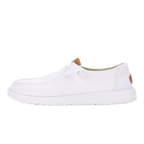 Offerta a tempo: HEYDUDE - Wendy Canvas - Scarpe Donna Slip-On Sneakers - Mocassini, White, 41 - 52% da 69.99 € a 33.49 €