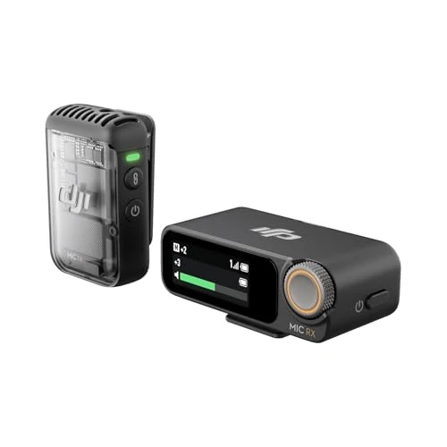 Offerta a tempo: DJI Mic 2 (1 TX + 1 RX), microfono wireless con eliminazione intelligente del rumore, registrazione interna in float a 32 bit, suoni ottimizzati, 250 m di distanza, microfono per iPhone e Android - 33% da 159.00 € a 107.00 €