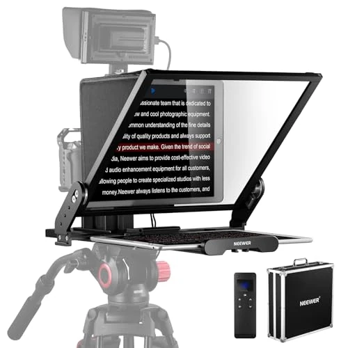 Offre limitée : NEEWER Teleprompteur X17 II avec Télécommande Contrôle,17" HD de 194.25 € à 183.39 € (6% de remise)