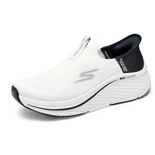 Oferta ograniczona: Skechers Max Cushioning Elite 2.0 Eternal Damskie buty sportowe, wsuwane bez użycia rąk, biały/czarny, 39 EU z 382.56 PLN na 382.56 PLN (zniżka 0%)