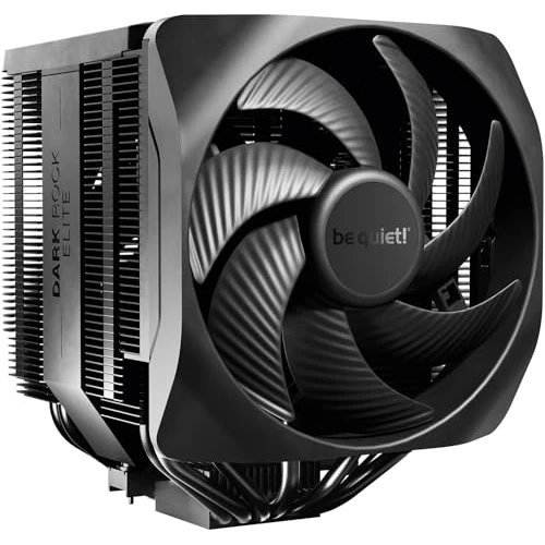 Offerta a tempo: be quiet! Dark Rock Elite dissipatore, 2 ventole PWM Silent Wings 135mm, selettore velocità, heatpipe ad alte prestazioni, slitta ventola frontale, compatibile con RAM alte, LED ARGB, design robusto - 43% da 149.00 € a 84.90 €