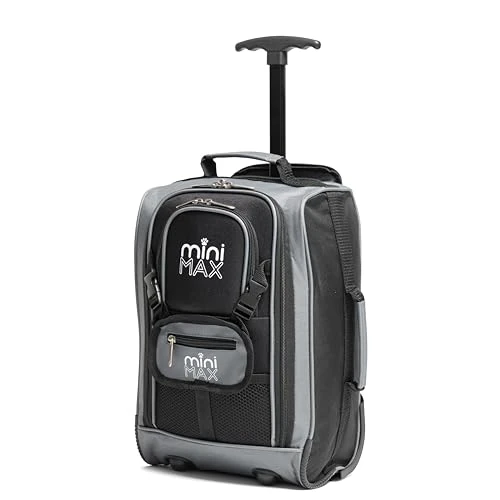 Offre limitée : Aerolite MiniMAX 18L Ryanair 40x20x25 Taille maximale Bagage à Main en Cabine sous Le siège Sac à Dos à roulettes Sac à Main en Cabine avec 2 Ans de Garantie (Noire) de 39.99 EUR à 16.99 EUR (remise 57%)