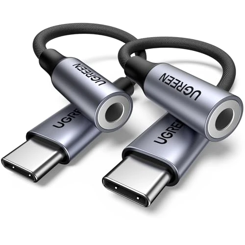 Offerta a tempo: UGREEN Adattatore USB C a Jack 3.5mm Chip DAC per Cuffie Tipo C (Gray) - 30% da 19.99 € a 13.99 €