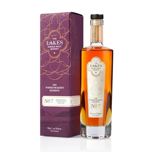Offerta a tempo: The Lakes Whiskymaker's Reserve n.7 Whiskey - Single Malt Whisky Maturato in Botti di Sherry Oloroso e di Vino, 52%, Bottiglia in Vetro da 70cl - 0% da 88.20 € a 88.20 €