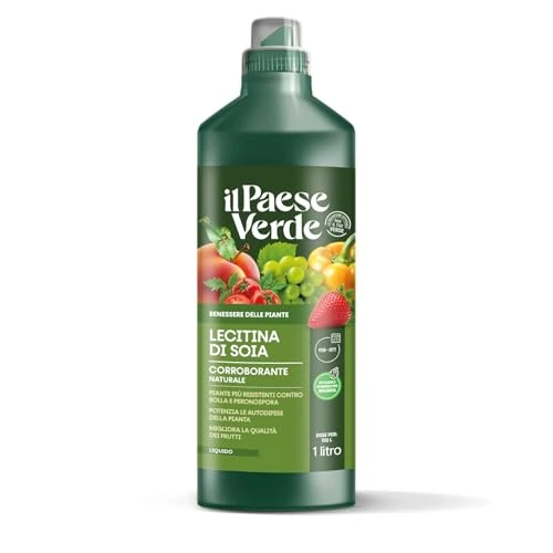 Offerta a tempo: Lecitina di Soia Il Paese Verde. Potenzia le autodifese della pianta, migliora la qualità dei frutti. Prodotto 100% naturale - 1L - 18% da 24.90 € a 20.30 €