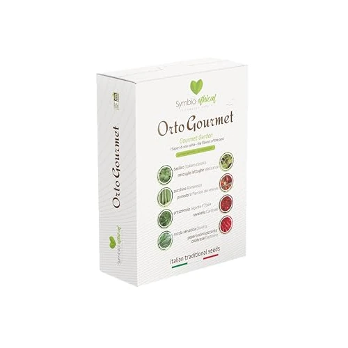 Limited offer: Orto Gourmet - Symbioethical - 8 Varieties of Traditional Italian Non-Hybrid Seeds Total 12,500 Seeds and Biostimulant Seed with Mycorrhizations from 9.90 EUR to 6.00 EUR (save 39%)