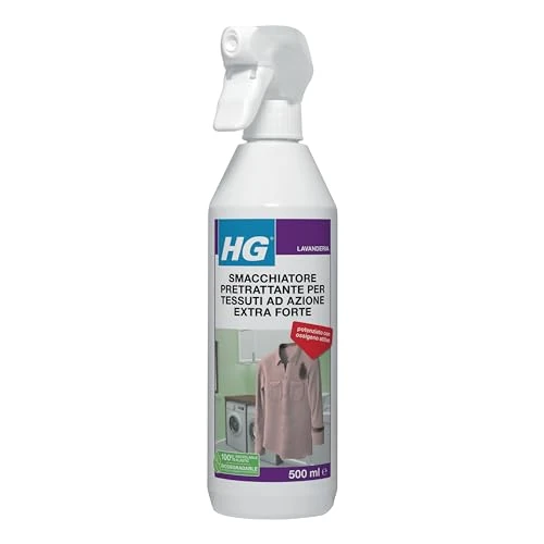 Offerta a tempo: HG Smacchiatore Pretrattante per Tessuti Ad Azione Extra Forte, 500 ml - 22% da 8.99 € a 6.99 €
