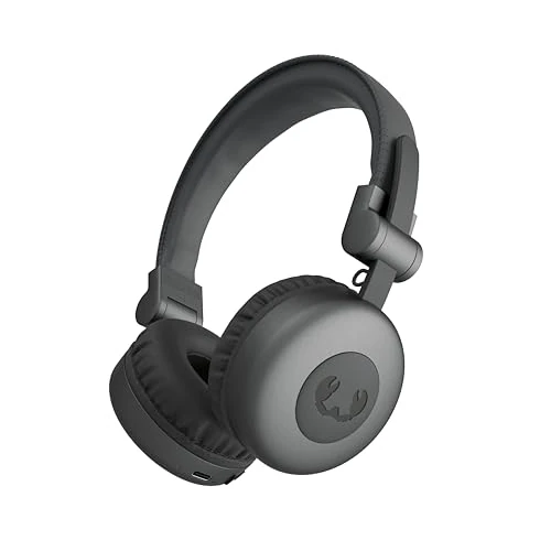 Fresh 'n Rebel Code Core, Bluetooth-Kopfhörer on-Ear, kabellos, 30 Stunden Spielzeit, mit Mikrofon und Sprachassistent, Lautstärkeregler und Wiedergabe/Pause-Tasten, faltbar (Storm Grey)