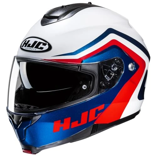 HJC, Modularer Motorradhelm, C91N NEPOS MC21, S, Rot/Blau