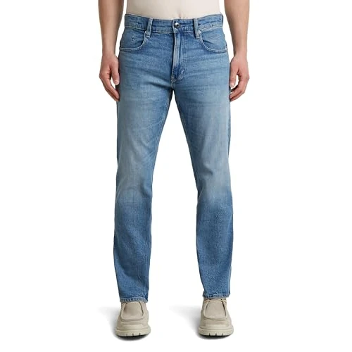 Zeitlich begrenztes Angebot: G-STAR RAW Herren Mosa Straight Jeans, Blau (Sun Faded Blue Donau D23692-D503-G347), 40W / 32L von 129.95 € auf 71.38 € (45% Rabatt)