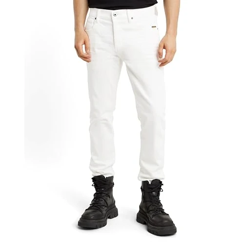 Offerta a tempo: G-STAR 3301 Slim Jeans, Jeans Uomo, Beige (3d Lt Chalk Gd 51001-d552-g643), 33W / 30L - 47% da 119.95 € a 62.99 €