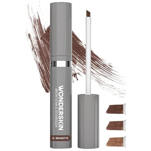 Offerta a tempo: Tinta Per Sopracciglia Wonderskin - Wonder Blading Brow Stain & Go Masque, Tinta Per Sopracciglia A Lunga Durata (Bruna Scura) - 28% da 22.00 € a 15.87 €