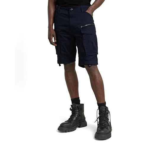 Offerta a tempo: G-STAR Rovic Zip Relaxed Shorts, Pantaloncini Uomo, Blu (Salute D08566-5126-c742), 24 - 53% da 99.95 € a 47.19 €