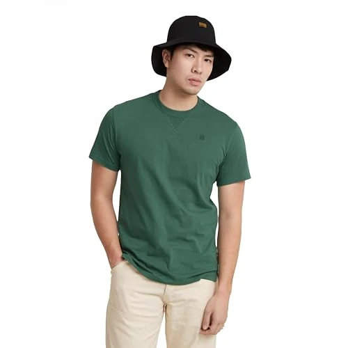 G-STAR Uomo Nifous T-Shirt, Verde Scuro (Blue Spruce D24449-336-G282), S