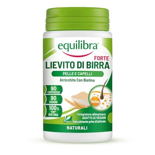 Tijdelijke aanbieding: Equilibra Voedingssupplement, sterke biergist voor haar en huid, met biotine en biotine, 100% biotine, VNR lactosevrij, veganistisch, 90 tabletten van 10.35 EUR naar 10.35 EUR (korting 0%)