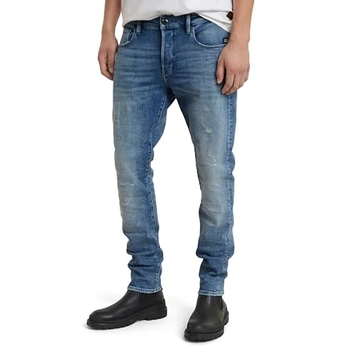 Offerta a tempo: G-STAR 3301 Slim Jeans, Jeans Uomo, Blu (Sun Faded Blue Donau Restored 51001-d441-g644), 27W / 32L - 0.00% da 54.10 € a 54.10 €