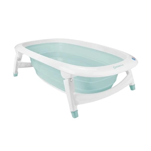 Offerta a tempo: Badabulle Vaschetta da bagno per bambini pieghevole - Ultra compatta - 35 L - Piedini antiscivolo - Tappo di scarico & indicatore di temperatura - Maniglia per trasporto e asciugatura - 0.00% da 42.70 € a 42.70 €