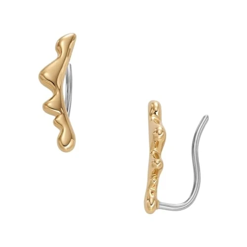 Limitiertes Angebot: Skagen Damen-Ohrkletterer Liquid Metal Edelstahl goldfarben, SKJ1773710 von 29.80 EUR auf 29.80 EUR (Spare 0%)