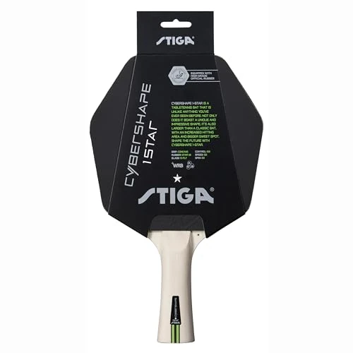 Limited-time offer: STIGA Cybershape 1-Star Table Tennis Bat - Optimal Control and Unique Shape from 24.90 GBP to 24.90 GBP (save 0%)