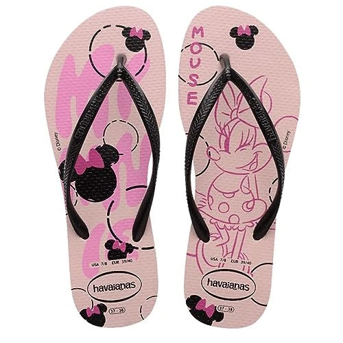 Tijdelijke aanbieding: Havaianas Slim Disney (Mini Me), teenslippers voor meisjes en jongens, pioenroos, 31/32 EU van 14.56 € naar 14.56 € (0.00% korting)