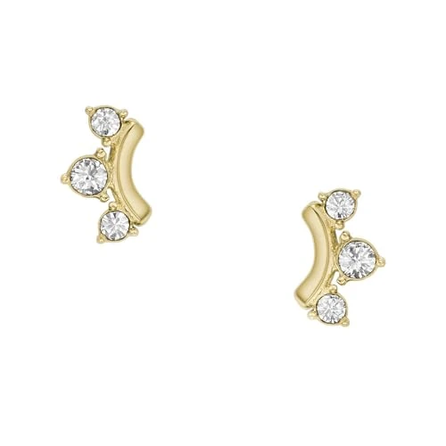 Offerta a tempo: Fossil Orecchini da donna in acciaio inossidabile, tonalità oro, con chiusura a perno/studente - 43% da 33.12 € a 18.80 €