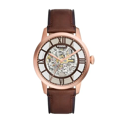 Tijdelijke aanbieding: Fossil Reloj Townsman para hombre, Movimiento automático de tres agujas con correa de acero o piel van 280.40 EUR naar 229.93 EUR (korting 18%)