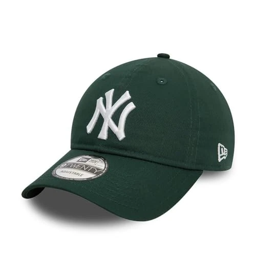 New Era New York Yankees MLB League Essential Ciemnozielony Regulowana 9Twenty Czapka - One-Size