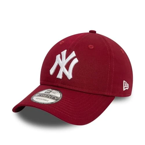 Oferta limitada: New Era New York Yankees MLB League Essential Rojo Vino 9Twenty Gorra Ajustable de 26.00 EUR a 16.99 EUR (ahorro 35%)