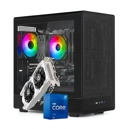 Offerta a tempo: Nuwo PC Gaming Fisso i7 fino a 4GHz | 32GB RAM | SSD 1TB | GTX 1050 Ti 4GB | Windows 11 Pro Preinstallato | Computer Desktop Gaming | WiFi Ready | Crow - 0.00% da 649.00 € a 649.00 €