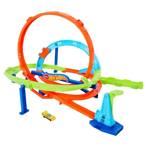 Offerta a tempo: Hot Wheels Sfida del Ciclone Set Pista e Macchinina - 42% da 52.99 € a 30.99 €