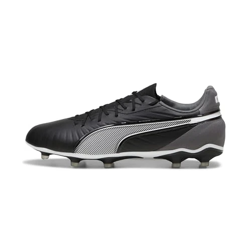 Puma King Match Fg/AG, Scarpe da Calcio Unisex - Adulto, Puma Black Puma White Cool Dark Gray, 45 EU