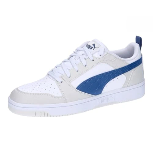Offre limitée : PUMA Mixte Rebound v6 Low Sneaker, Vapor Gray-Clyde Royal White, 41 EU de 182.47 € à 29.05 € (84.08% de remise)