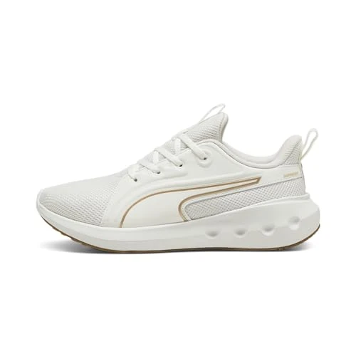 Offerta a tempo: PUMA Unisex Adults SOFTRIDE Carson Road Running Shoe, Warm White-PUMA Gold, 39 EU - 31% da 54.95 € a 38.01 €