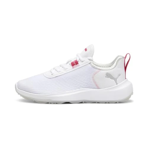 Limitiertes Angebot: Puma Women Fusion Crush Sport WMNS Golf Shoe, Puma White-Garnet Rose, 42.5 EU von 109.90 EUR auf 109.90 EUR (Spare 0%)