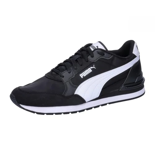 Oferta limitada: PUMA Unisex Adults ST Runner V4 NL Sneaker, Black White, 42.5 EU de 54.95 EUR a 32.95 EUR (ahorro 40%)