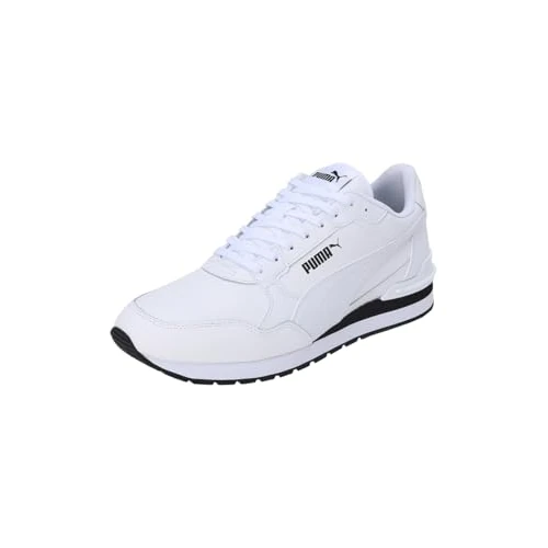 Zeitlich begrenztes Angebot: PUMA ST Runner V4 L Unisex-Sneaker, Weiß, Schwarz, Weiß, 12 UK von 59.95 € auf 38.99 € (35% Rabatt)