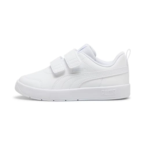 Limited-time offer: PUMA Unisex Kids COURTFLEX V3 V PS Sneaker, PUMA White-PUMA White-Silver Mist, 10 UK Child from 28.00 £ to 28.00 £ (save 0.00%)