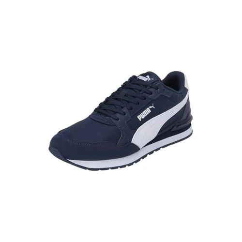 PUMA Unisex Adults St Runner V4 NL Sneaker, Club Navy White, 45 EU