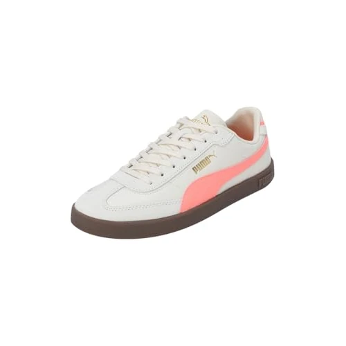 Puma Unisex Adults Club II ERA Sneaker, Alpine Snow-Fluro Peach PES-Gum, 37.5 EU