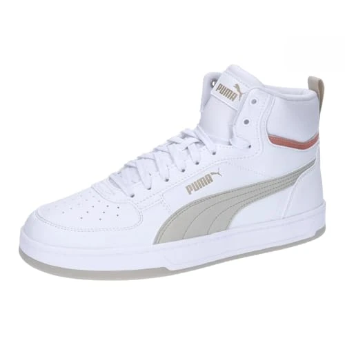 Offerta a tempo: Puma Puma Caven 2.0 Mid, Sneaker Unisex - Adulto, Puma White Desert Dust Deeva Peach, 38.5 EU - 48% da 69.95 € a 36.10 €