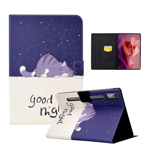 Oferta limitada: CXTCASE Funda para Lenovo Tab P12 12.7" 2023, funda protectora con función atril para Lenovo Tab P12 12.7", gato perezoso de 19.98 EUR a 19.98 EUR (ahorro 0%)
