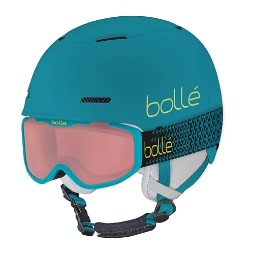 Limited-time offer: bollé - COMBO | Ski Helmet and Goggles | B-FUN JR ROCKET, Blue & Yellow Matte, Vermillon Cat 2, Small-Medium, Snow Helmets, Unisex, Children from 65.24 £ to 27.42 £ (save 57.97%)
